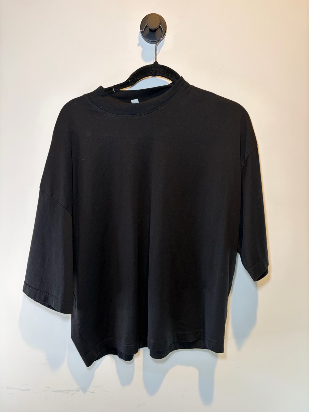 COS Black Crewneck Tee
